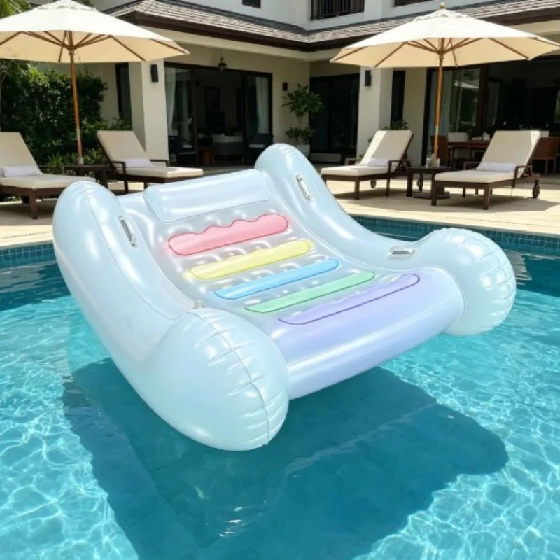 Transparent Inflatable Seatings Thickened Inflatable Seatings Rainbow Float Mat Outdoor Furniture Sedie Gonfiabili ZY40CQZJ
Transparent Inflatable Seatings Thickened Inflatable Seatings Rainbow Float Mat Outdoor Furniture Sedie Gonfiabili ZY40CQZJ
