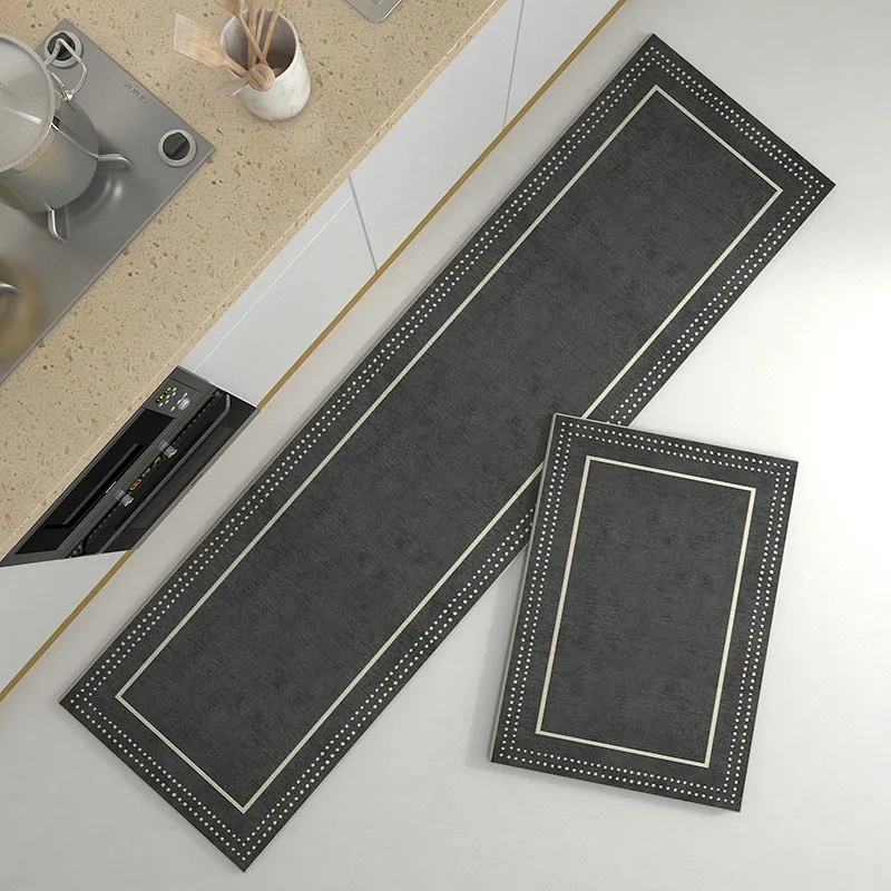 Rug for Kitchen Floor Mat Water-absorbing Non-slip Foot Mats Runway Long Carpet Black Carpets Minimalist Home Decoration Rugs
Rug for Kitchen Floor Mat Water-absorbing Non-slip Foot Mats Runway Long Carpet Black Carpets Minimalist Home Decoration Rugs