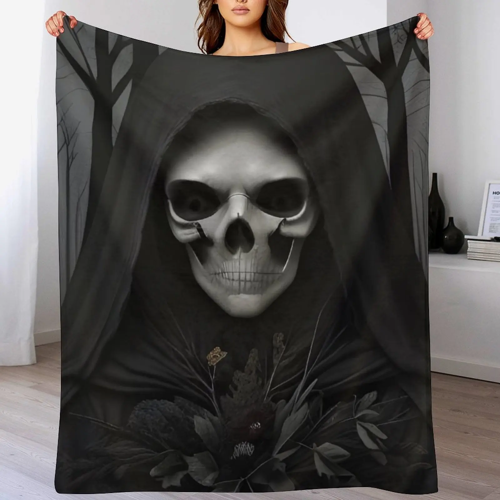 Skeleton bride Throw Blanket Custom Soft Plaid on the sofa Vintage Blankets
Skeleton bride Throw Blanket Custom Soft Plaid on the sofa Vintage Blankets