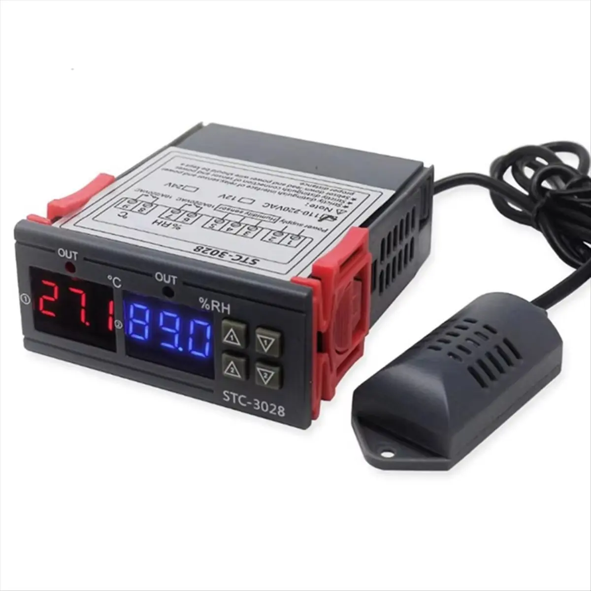 (CNIM) STC-3028 220В Цифровой термостат-гигрометр, контроллер температуры и влажности
(CNIM) STC-3028 220В Цифровой термостат-гигрометр, контроллер температуры и влажности