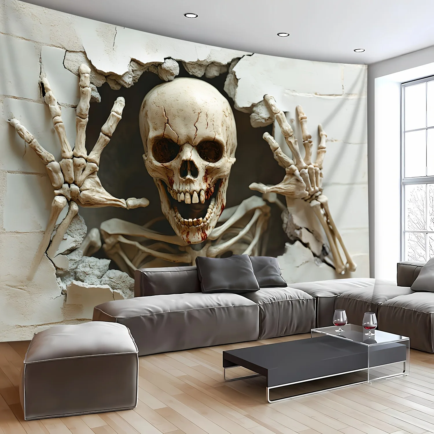 Broken Wall Skeleton Dark Landscape Printed Tapestry Fantasy Landscape Art Room Dormitory Home Decoration
Broken Wall Skeleton Dark Landscape Printed Tapestry Fantasy Landscape Art Room Dormitory Home Decoration