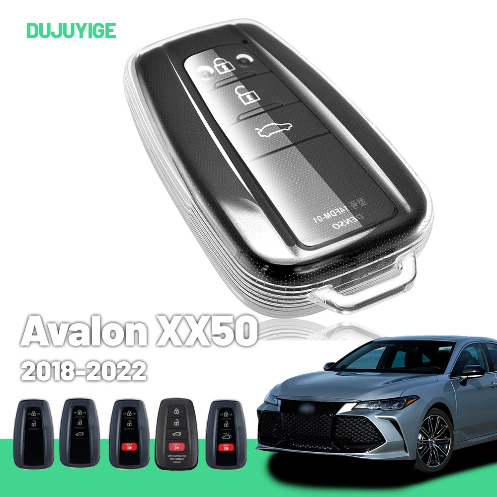 Прозрачный чехол для автомобильного ключа из ТПУ для Toyota Avalon XX50 2018-2022, защитный чехол для брелока, автоаксессуары 2019 2020 2021
Прозрачный чехол для автомобильного ключа из ТПУ для Toyota Avalon XX50 2018-2022, защитный чехол для брелока, автоаксессуары 2019 2020 2021