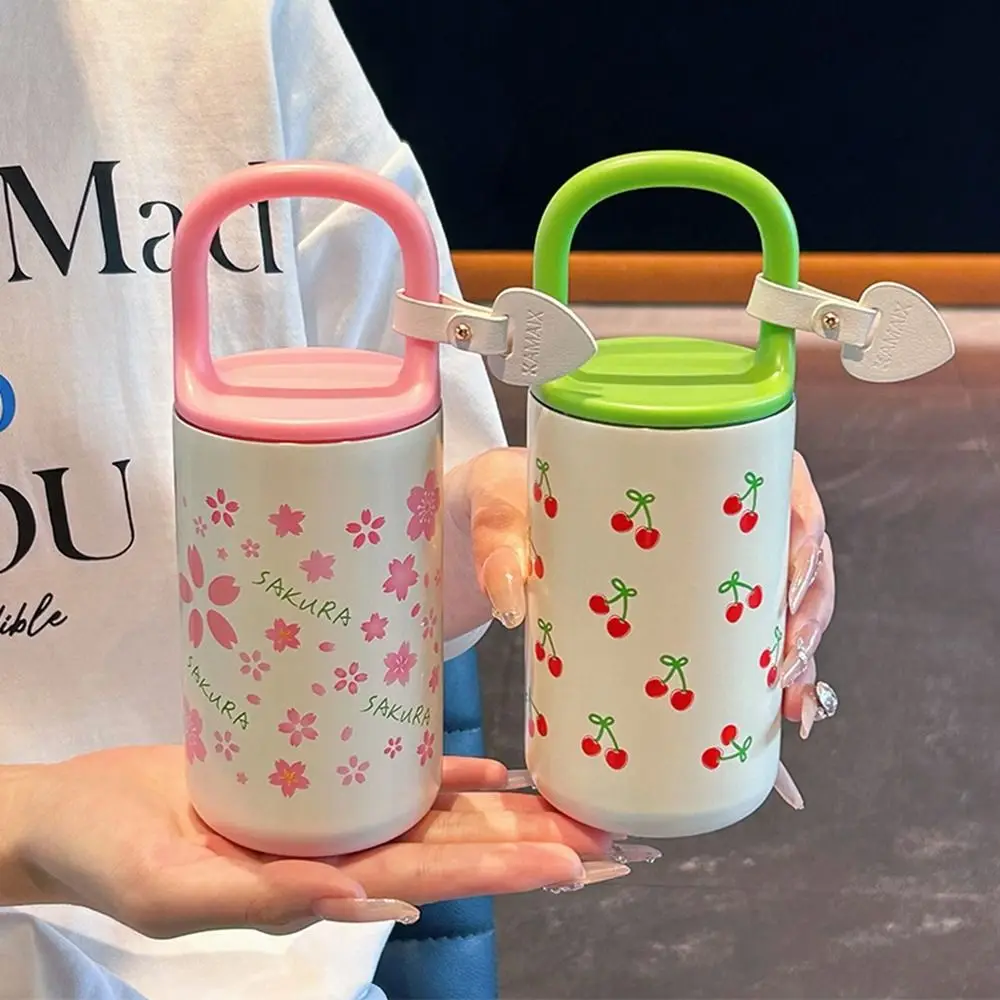 Portable Stainless Steel Insulated Mug 400ml Sealed Water Mug Handheld with Carrying String Insulated Water Bottle Girls
Portable Stainless Steel Insulated Mug 400ml Sealed Water Mug Handheld with Carrying String Insulated Water Bottle Girls