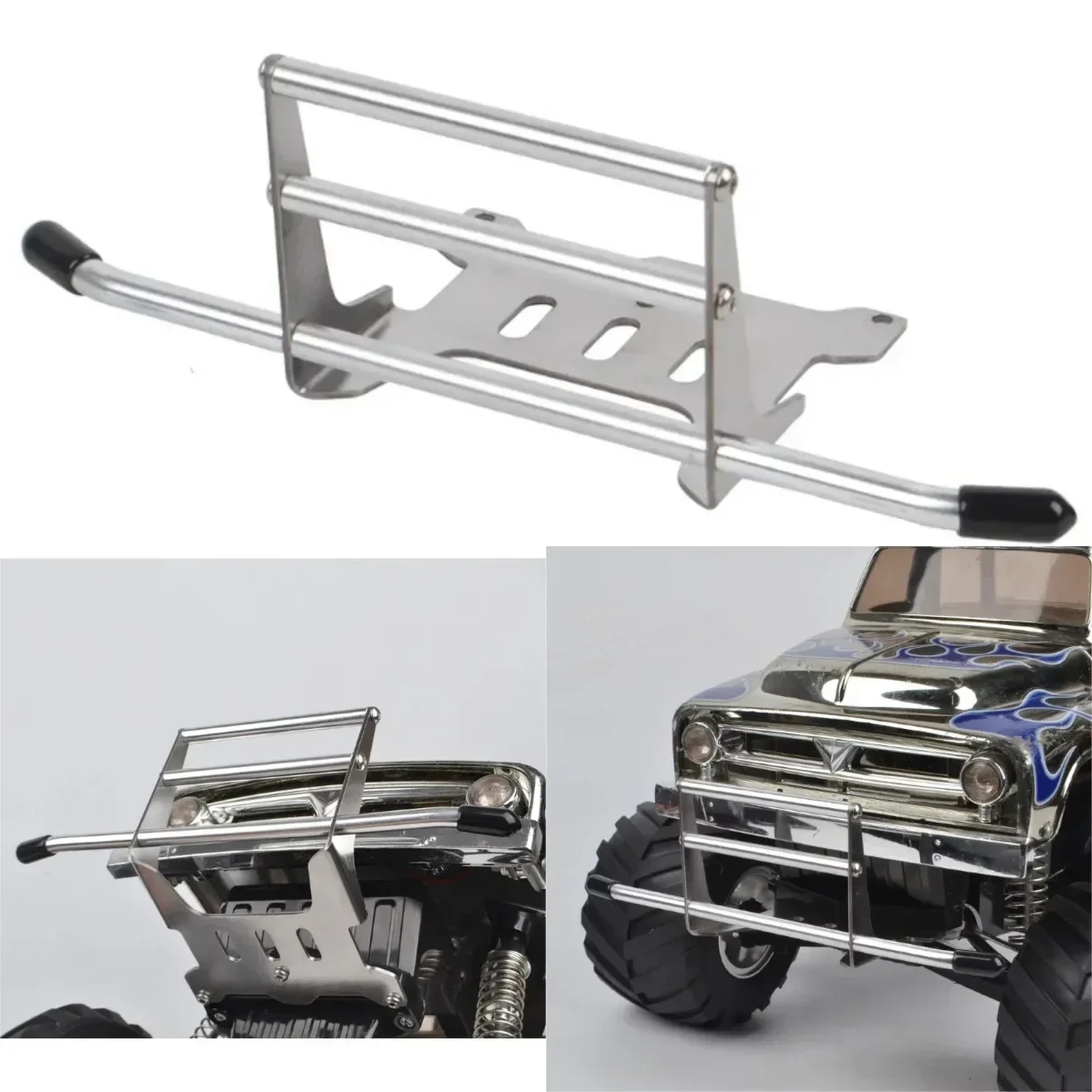 Metal Front Bumper for Tamiya CW-01 Lunch Box Unimog 406 BlackFoot Monster Beetle Upgrade Accessories
Metal Front Bumper for Tamiya CW-01 Lunch Box Unimog 406 BlackFoot Monster Beetle Upgrade Accessories