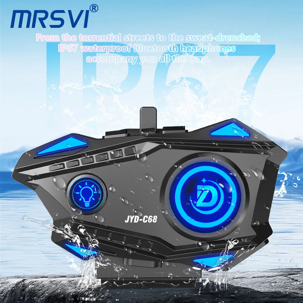 MRSVI мотоциклетный шлем Bluetooth-гарнитура JYD-C68 RGB BT5.4 громкая связь беспроводное шумоподавление водонепроницаемые наушники
MRSVI мотоциклетный шлем Bluetooth-гарнитура JYD-C68 RGB BT5.4 громкая связь беспроводное шумоподавление водонепроницаемые наушники