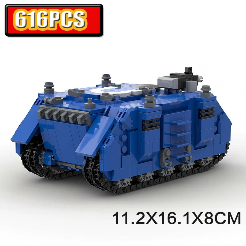 616PCS Military Armored Carrier Building Kit MOC-Compatible Military Model for Adult Collectors Tactical Gift with Guide
616PCS Military Armored Carrier Building Kit MOC-Compatible Military Model for Adult Collectors Tactical Gift with Guide