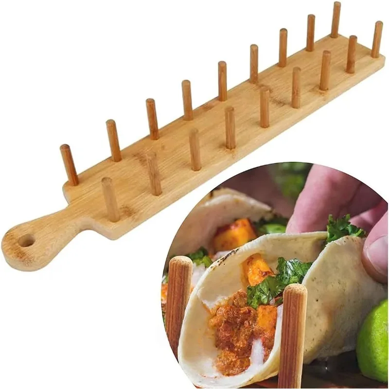 Wood Taco Holder Burrito Tray Stand W-Shaped Tortilla Holder Home Restaurant Pancake Tray Kitchen Supplies Tableware Accessories
Wood Taco Holder Burrito Tray Stand W-Shaped Tortilla Holder Home Restaurant Pancake Tray Kitchen Supplies Tableware Accessories