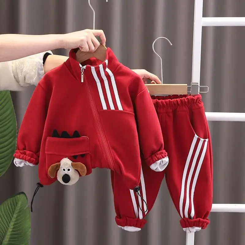 Children's Spring and Autumn Set Handsome Infant and Toddler Two piece Set 0-5 Year Old Boys and Girls' Spring Sportswear Set
Children's Spring and Autumn Set Handsome Infant and Toddler Two piece Set 0-5 Year Old Boys and Girls' Spring Sportswear Set