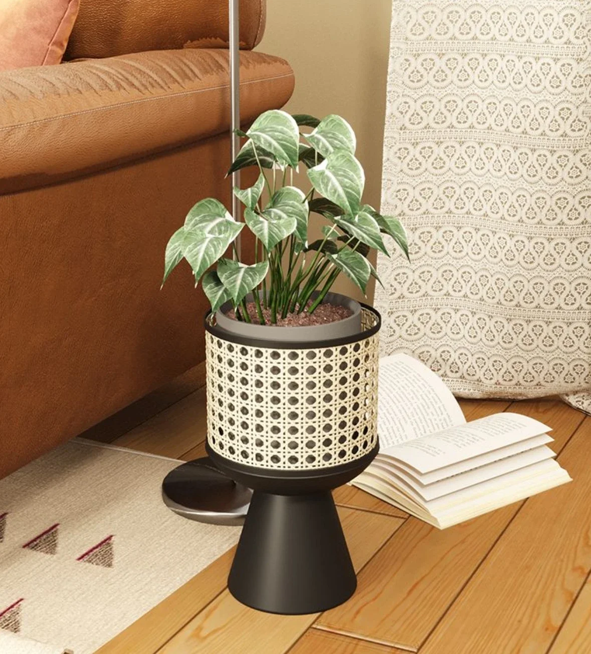 # Подставка для цветов, простая японская подставка для растений из кованого железа в горшке, подставка для растений из ротанга, современный дизайн гостиной, настольный цветочный горшок
# Подставка для цветов, простая японская подставка для растений из кованого железа в горшке, подставка для растений из ротанга, современный дизайн гостиной, настольный цветочный горшок