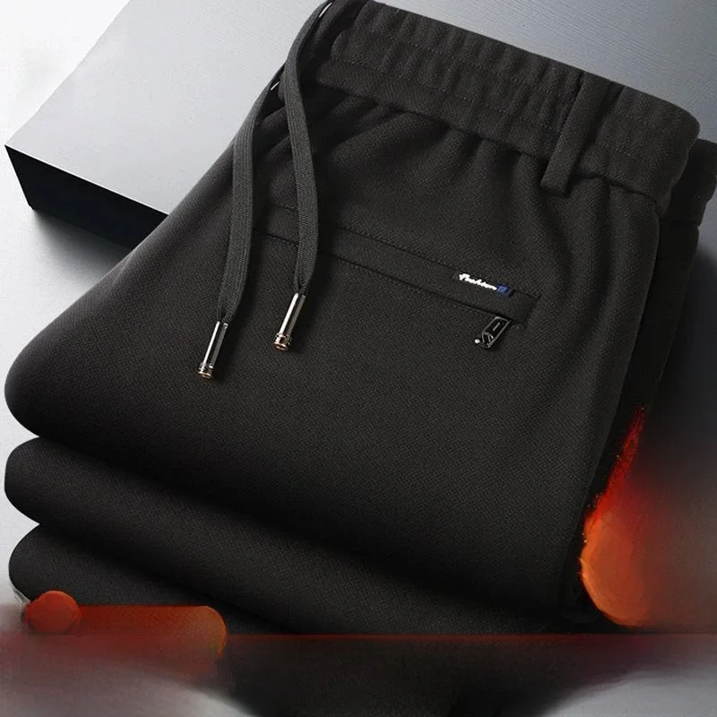 Men's Fce Lined Thiened Loose Fit Winter Warm Sports Pants Casual Straight Leg Trousers Faionable Korean Sle plus Size
Men's Fce Lined Thiened Loose Fit Winter Warm Sports Pants Casual Straight Leg Trousers Faionable Korean Sle plus Size
