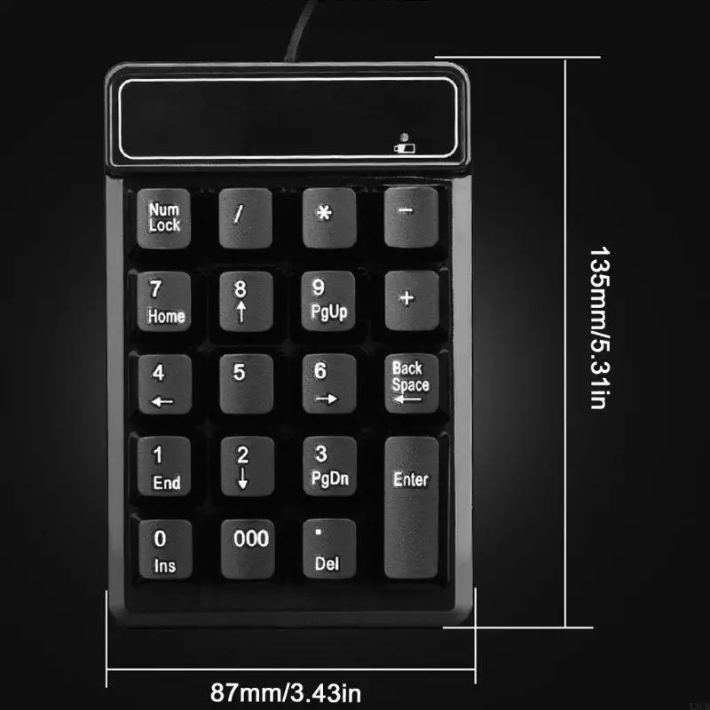 X3UB USB NUMERIC клавиатура Полноразмер 19 для ключей портативной тонкой мини -прокладки для ноутбука для настольного компьютера
X3UB USB NUMERIC клавиатура Полноразмер 19 для ключей портативной тонкой мини -прокладки для ноутбука для настольного компьютера