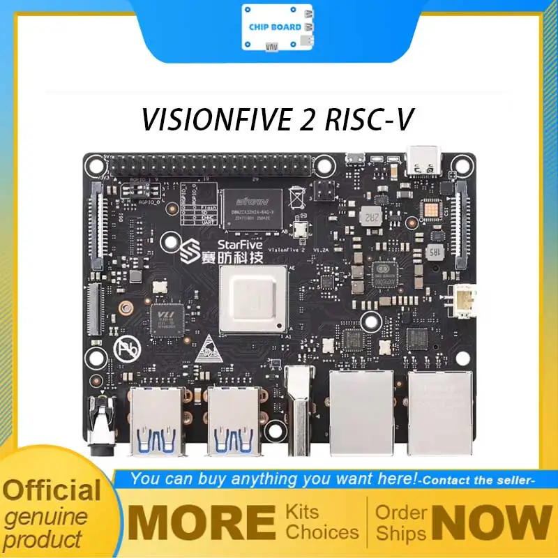 Плата разработки VisionFive 2 RISC-V с использованием StarFive JH7110 со встроенцией 3D-GPU и улучшенной поддержкой ускорения AI.
Плата разработки VisionFive 2 RISC-V с использованием StarFive JH7110 со встроенцией 3D-GPU и улучшенной поддержкой ускорения AI.