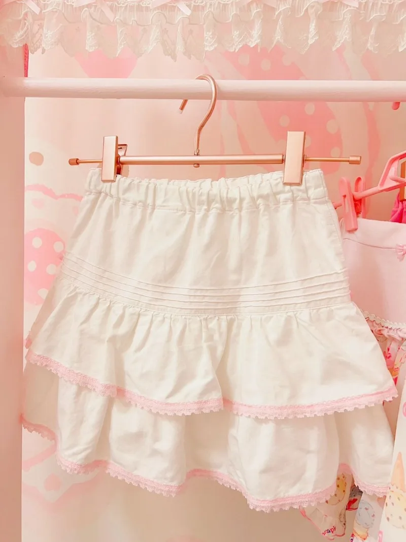 Kimotimo Japanese Cute Cartoon Print Y2k Skirt Women Vintage Sweet Lace Spliced Bow A-line Mini Skirts Fashion Versatile Faldas
Kimotimo Japanese Cute Cartoon Print Y2k Skirt Women Vintage Sweet Lace Spliced Bow A-line Mini Skirts Fashion Versatile Faldas