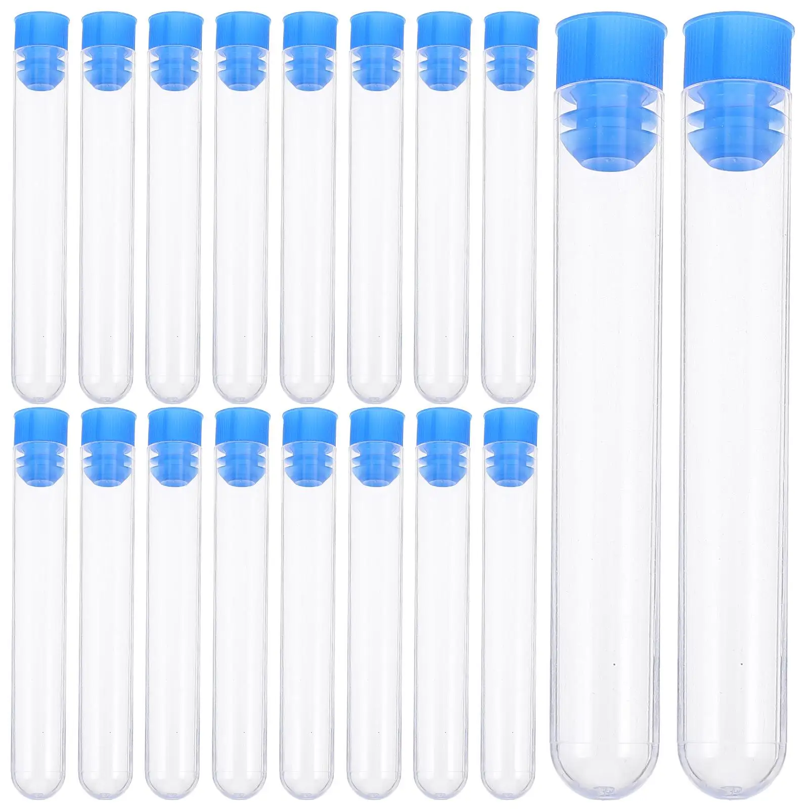 50 Pcs Test Tubes Plastic Clear Tubes Lids Containers Bottles Disposable Lab Eco Friendly LeakProof Travel
50 Pcs Test Tubes Plastic Clear Tubes Lids Containers Bottles Disposable Lab Eco Friendly LeakProof Travel