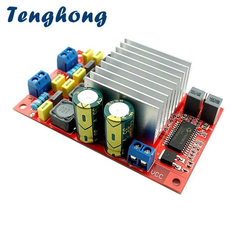 Tenghong 1 шт. TP2050 + TC2001 плата цифрового усилителя мощности 50 Вт * 2 класса D плата усилителя звука для динамика домашний кинотеатр аудио DIY
Tenghong 1 шт. TP2050 + TC2001 плата цифрового усилителя мощности 50 Вт * 2 класса D плата усилителя звука для динамика домашний кинотеатр аудио DIY