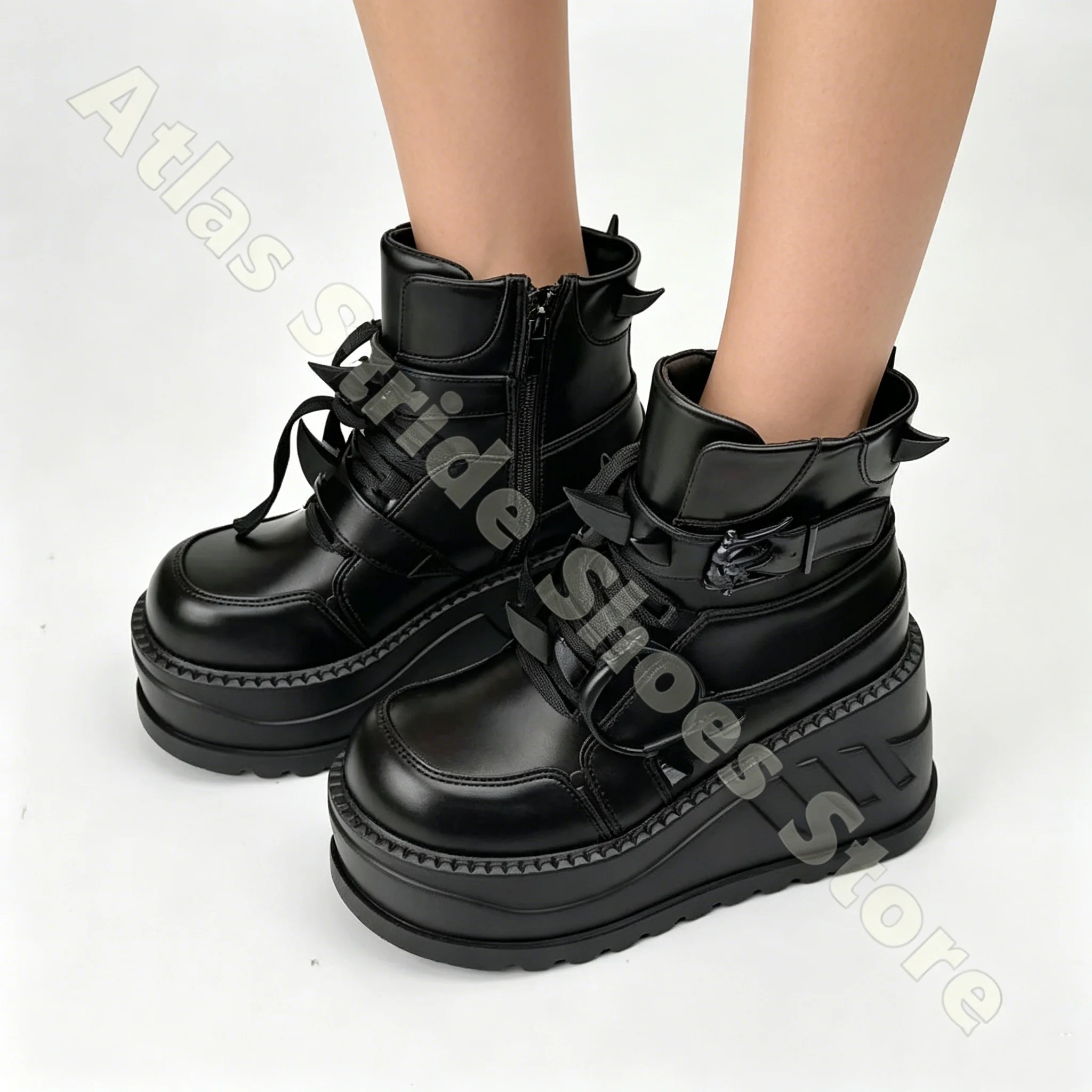 Women Ankle Boots Y2K Platform Chunky Heel Punk Spiked Lace Up Boots Gothic Grunge Stretch Denim Black Motorcycle Boots
Women Ankle Boots Y2K Platform Chunky Heel Punk Spiked Lace Up Boots Gothic Grunge Stretch Denim Black Motorcycle Boots