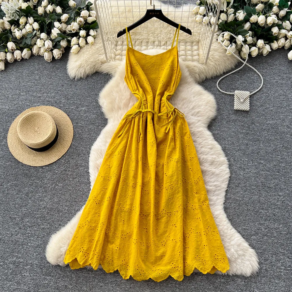 Элегантное шикарное ажурное платье без рукавов, корейское модное вечернее платье, летнее сексуальное женское платье трапециевидной формы
Элегантное шикарное ажурное платье без рукавов, корейское модное вечернее платье, летнее сексуальное женское платье трапециевидной формы