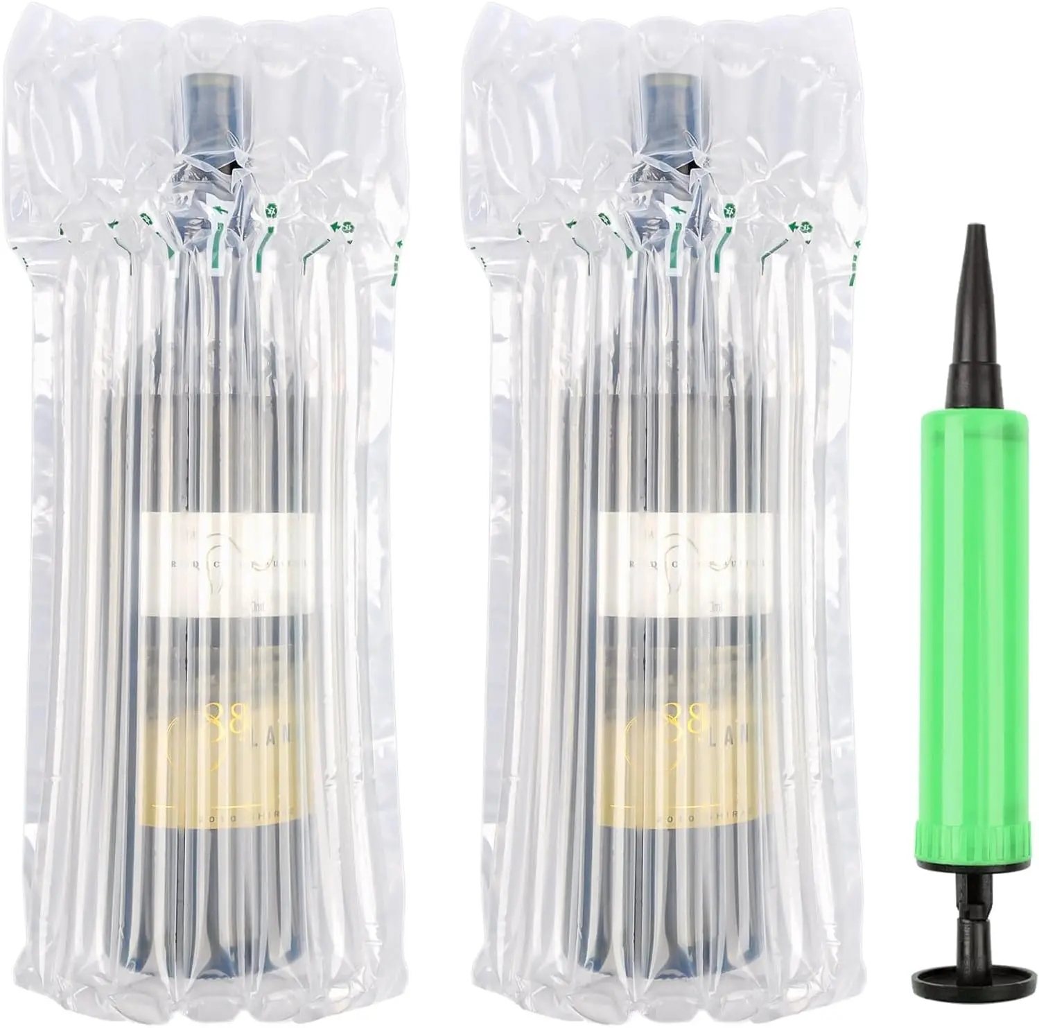 Inflatable Wine Bottle Protector Bags for Travel, 36 Pack Air Column Cushion Wrap for Luggage and Airplane Shipping
Inflatable Wine Bottle Protector Bags for Travel, 36 Pack Air Column Cushion Wrap for Luggage and Airplane Shipping