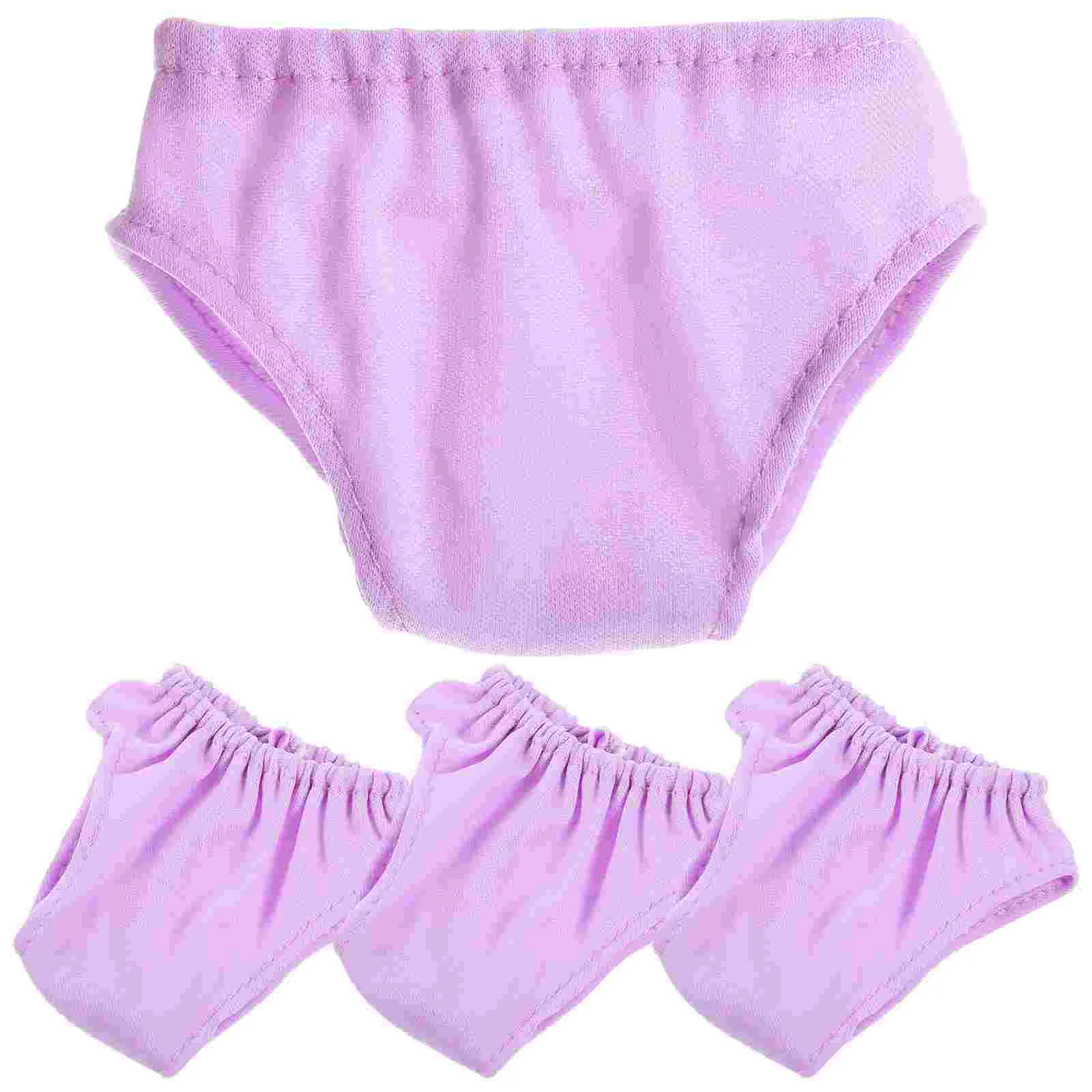 4 Pcs Mini Toys 18 Inch Panties Pretend Play Supplies Dolls Shorts Accessories Reusable Accessory Purple
4 Pcs Mini Toys 18 Inch Panties Pretend Play Supplies Dolls Shorts Accessories Reusable Accessory Purple
