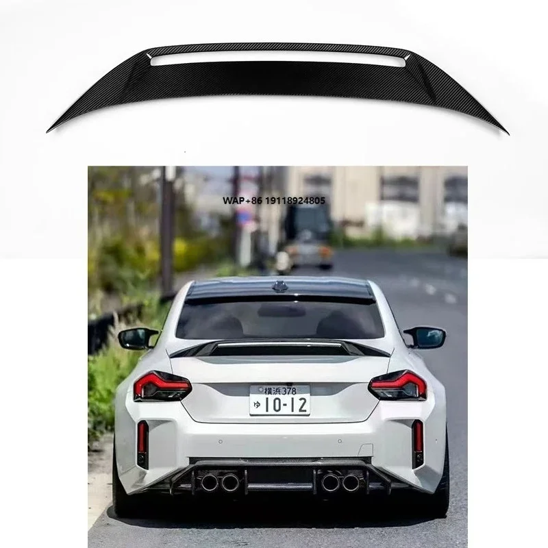 Dry Carbon Fiber AD Style Rear Trunk Lip Spoiler for G87 M2 G42 M235i M240i Dry Carbon Fiber Rear Spoiler Perfect Fitment 2022+
Dry Carbon Fiber AD Style Rear Trunk Lip Spoiler for G87 M2 G42 M235i M240i Dry Carbon Fiber Rear Spoiler Perfect Fitment 2022+