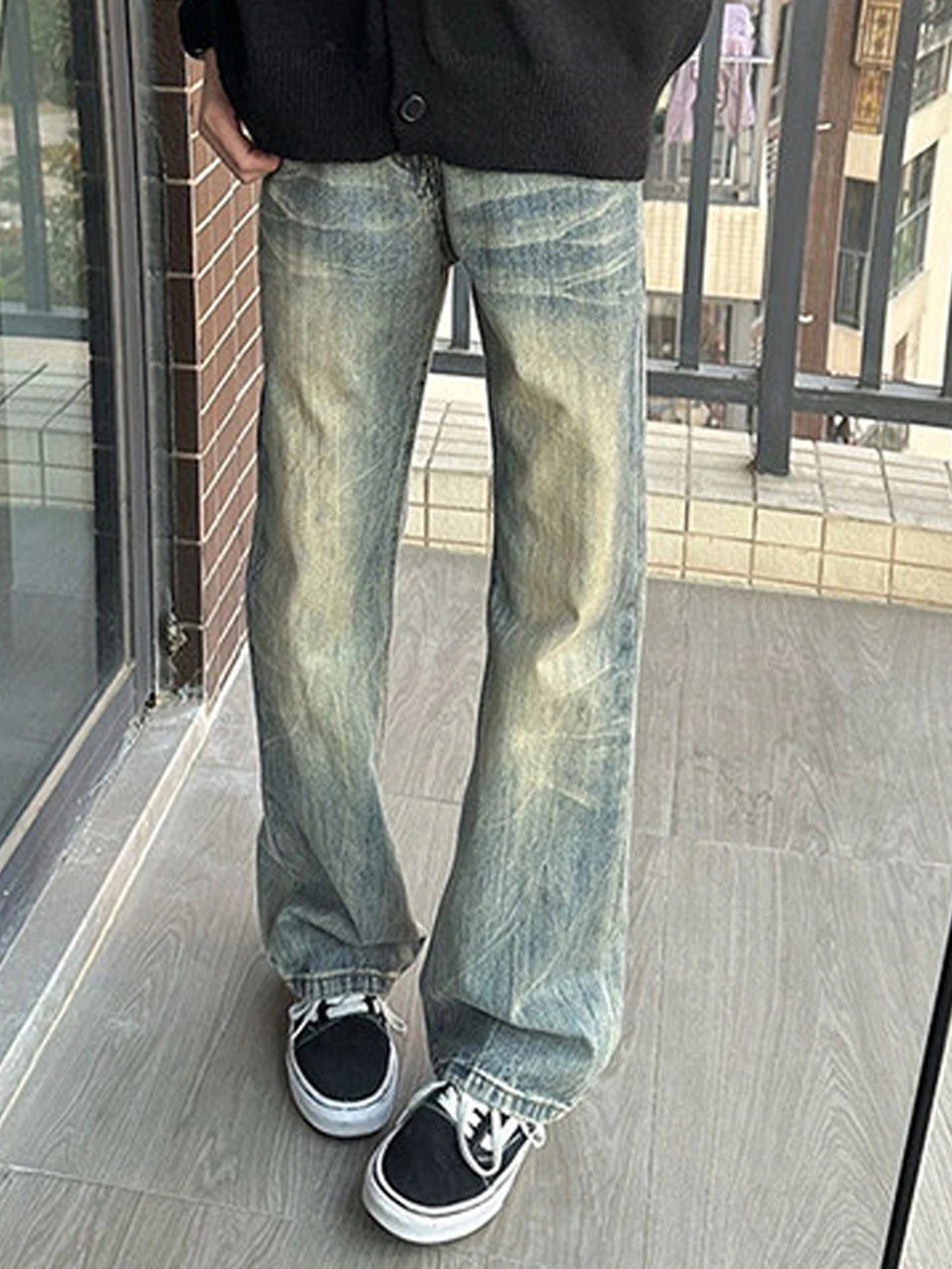 Cleanfit Men's Retro American Waed Straight Leg Jeans Slimming Micro Flared Pants Youthful Trendy Straight Tube Jeans
Cleanfit Men's Retro American Waed Straight Leg Jeans Slimming Micro Flared Pants Youthful Trendy Straight Tube Jeans