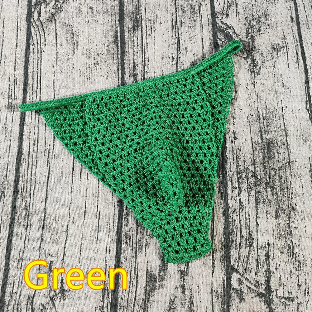Men Breathable Hollow Out Comfortable Lingerie Low Rise Underwear Hand Crochet Brief Gstring Sunbathing Color Swimwear Panties
Men Breathable Hollow Out Comfortable Lingerie Low Rise Underwear Hand Crochet Brief Gstring Sunbathing Color Swimwear Panties