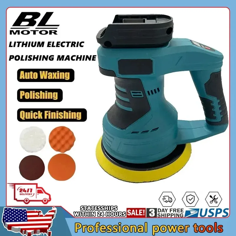 Fit Makita 18V Battery 8 Gears Cordless Polisher Rechargeable Car Buffer Polisher Machine Electric Rotary Tool
Fit Makita 18V Battery 8 Gears Cordless Polisher Rechargeable Car Buffer Polisher Machine Electric Rotary Tool