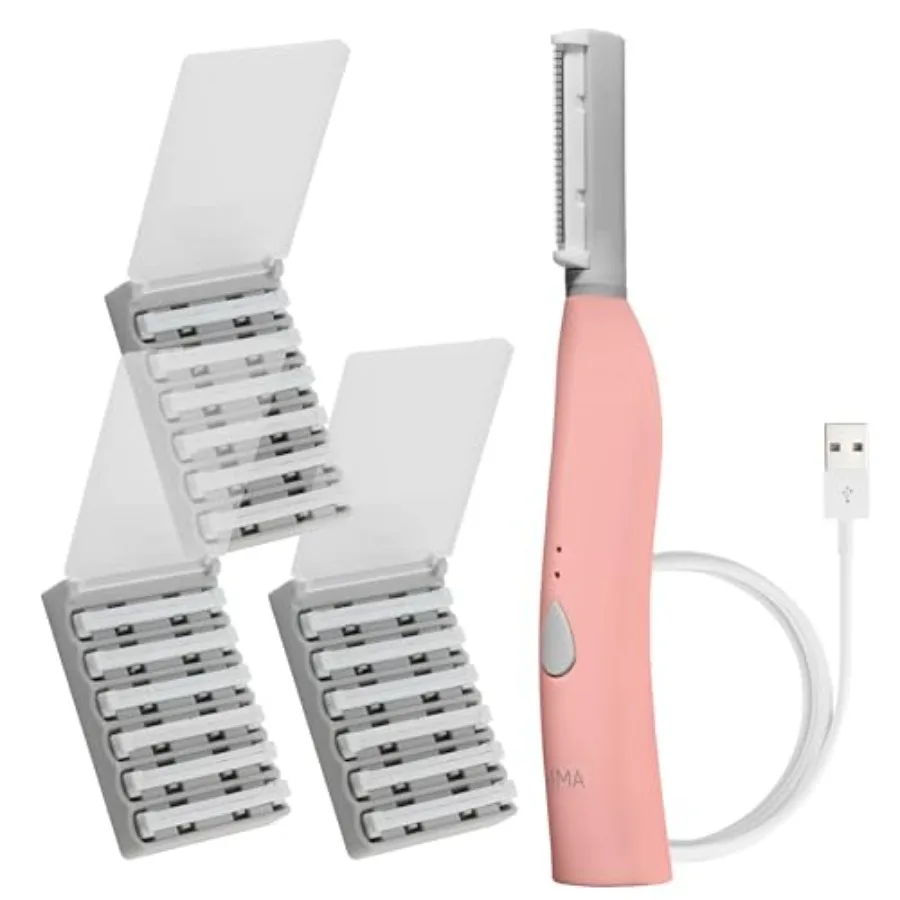 SIMA Patented Dermaplane Razor for Women Face Painless 2-in-1 Facial Exfoliation and Peach Fuzz Hair Removal Anti-Aging 3 Speed
SIMA Patented Dermaplane Razor for Women Face Painless 2-in-1 Facial Exfoliation and Peach Fuzz Hair Removal Anti-Aging 3 Speed