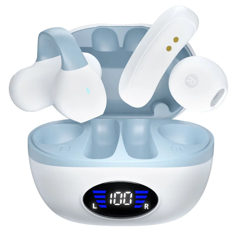 JIAO LEI Clip on Ear Wireless Earphones TWS 5.3 Noise Cancelling Bluetooth Headphones Stereo Game Music Sport Waterproof Headset
JIAO LEI Clip on Ear Wireless Earphones TWS 5.3 Noise Cancelling Bluetooth Headphones Stereo Game Music Sport Waterproof Headset
