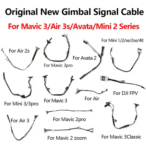 Original Gimbal Camera Signal Cable For Mavic 3/3Pro/3E Replacement PTZ Flex Line Repair Parts For DJI Air 2s/Mini 3/3pro/4pro