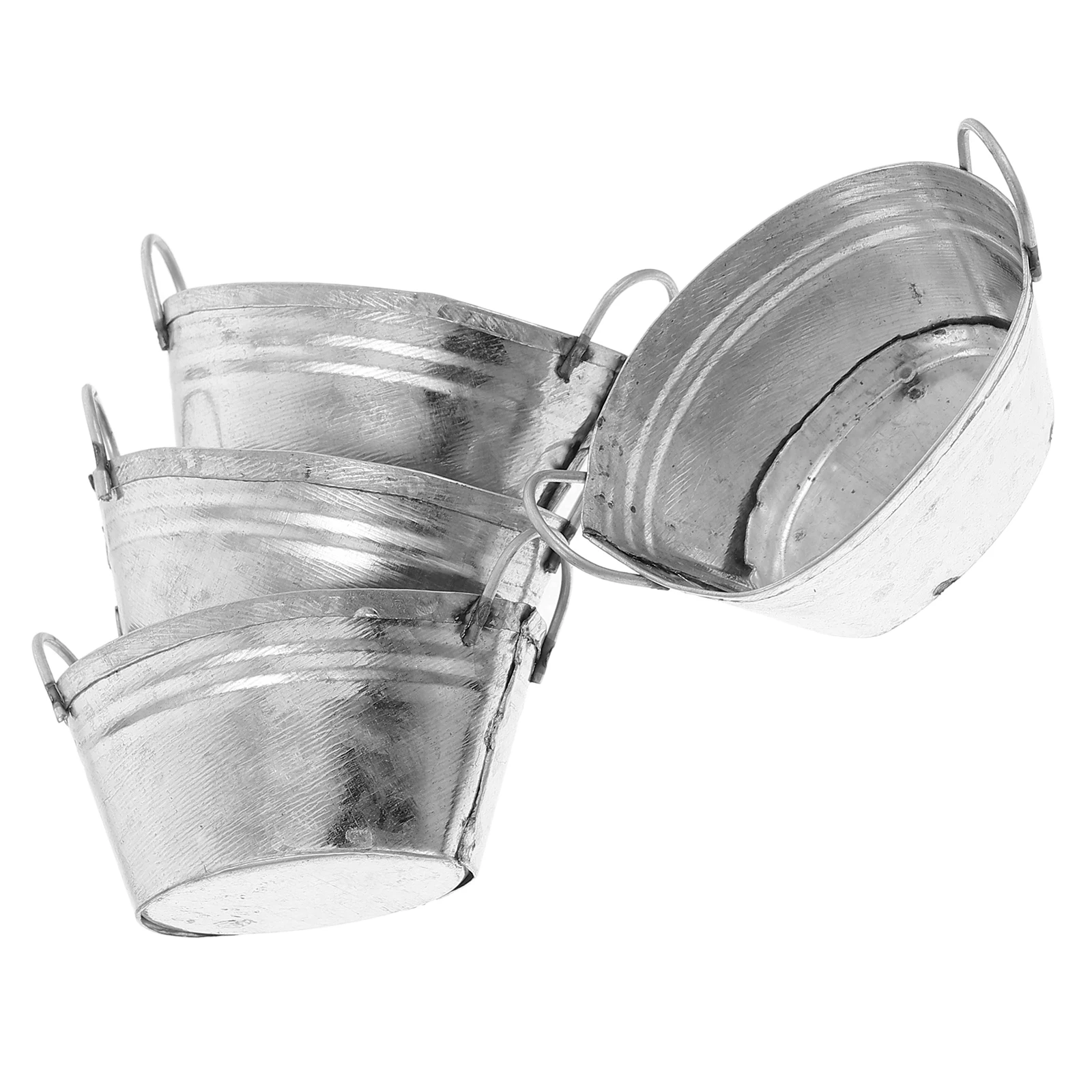 4pcs Mini Tinplate Flowerpot Buckets Durable Metal Pails for Succulents Holiday Planters Rustic Tin Vessels Desk Decor Small
4pcs Mini Tinplate Flowerpot Buckets Durable Metal Pails for Succulents Holiday Planters Rustic Tin Vessels Desk Decor Small