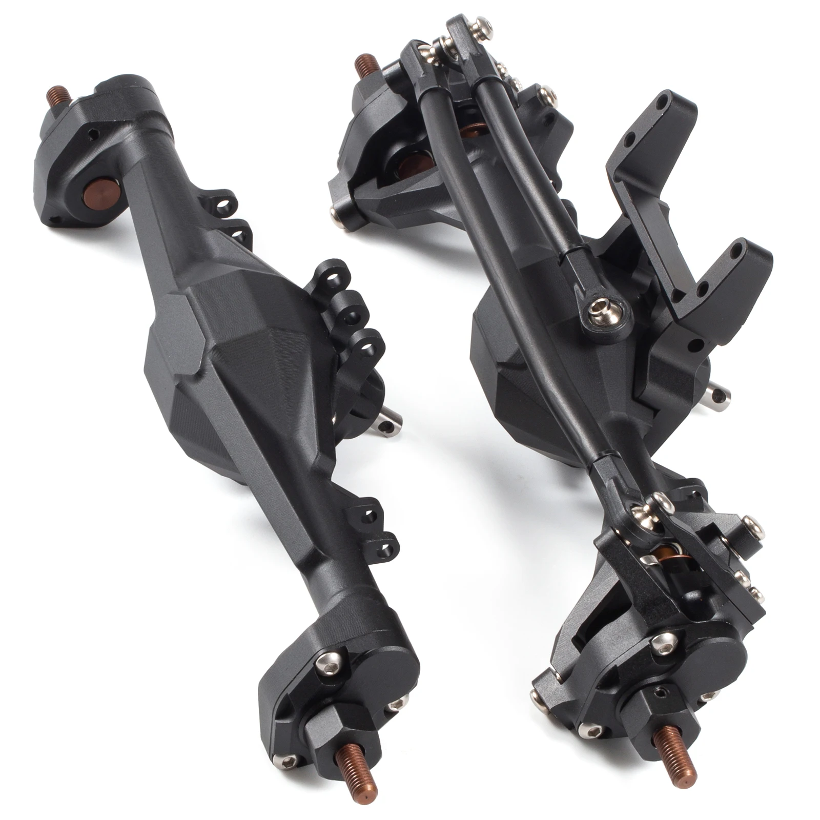 CNC Aluminum F9 Portal Axle Front and Rear w/ SOA Servo Mount for Axial SCX10 II 90046 Vanquish VS4-10 1/10 RC Crawler Chassis
CNC Aluminum F9 Portal Axle Front and Rear w/ SOA Servo Mount for Axial SCX10 II 90046 Vanquish VS4-10 1/10 RC Crawler Chassis