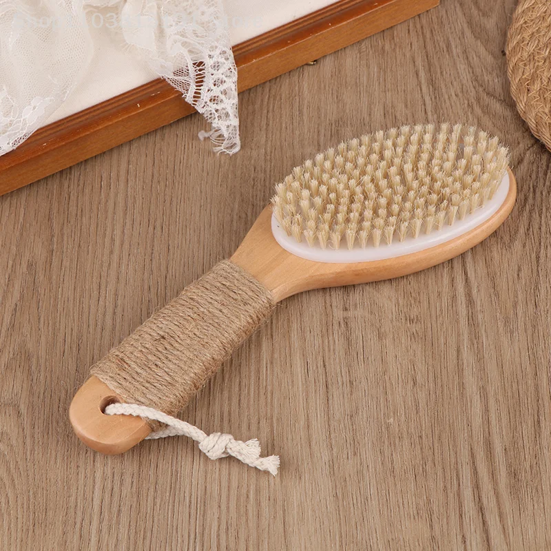 1Pc Wood + Bristle Full Body Natural Bristle Dry Skin Exfoliation Brush Massager Cleaner Scrubber Bathing Tool
1Pc Wood + Bristle Full Body Natural Bristle Dry Skin Exfoliation Brush Massager Cleaner Scrubber Bathing Tool