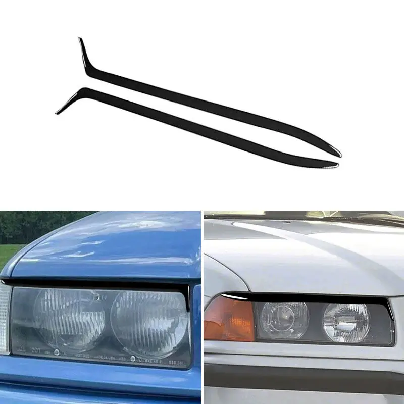 Piano Black Car Accessories Front Headlight Eyebrows Eyelid Lids Lamp Cover Sticker Trim Kits For BMW 3 Series E36 1992-1998
Piano Black Car Accessories Front Headlight Eyebrows Eyelid Lids Lamp Cover Sticker Trim Kits For BMW 3 Series E36 1992-1998