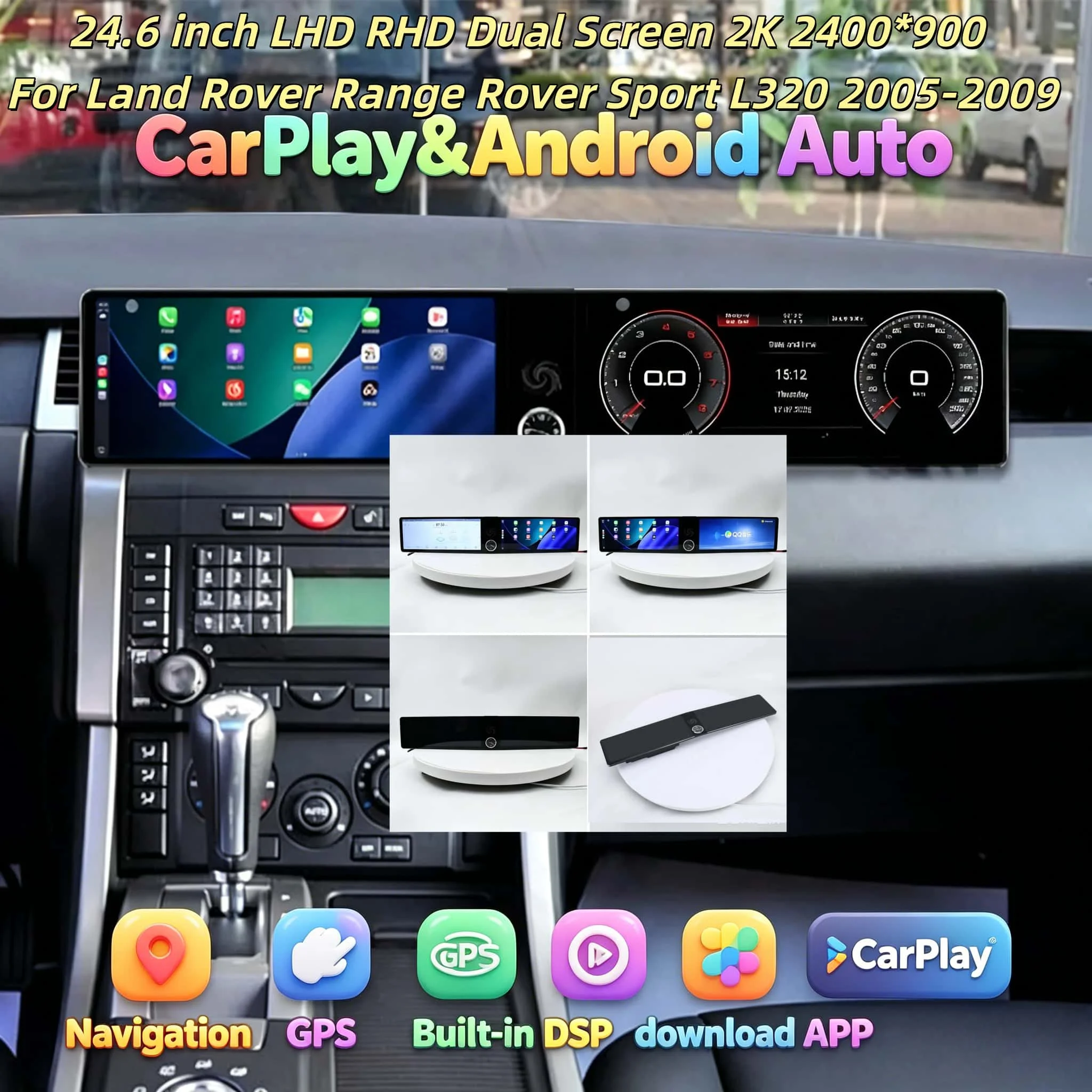 Multimedia Player GPS For Land Rover Range Rover Sport L320 2005-2009 Android Navigation Carplay Car GPS Navi Radio Bluetooth 5
Multimedia Player GPS For Land Rover Range Rover Sport L320 2005-2009 Android Navigation Carplay Car GPS Navi Radio Bluetooth 5