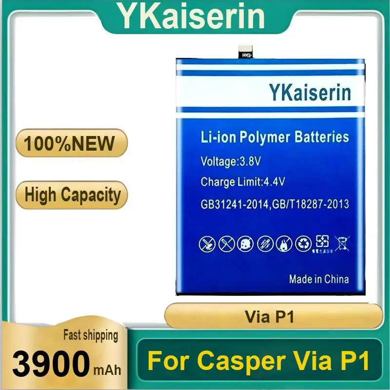 Reliable Replacement For Casper Via P1 Mobile Phone Battery 3900Mah Good Low-Temperature Performance
Reliable Replacement For Casper Via P1 Mobile Phone Battery 3900Mah Good Low-Temperature Performance