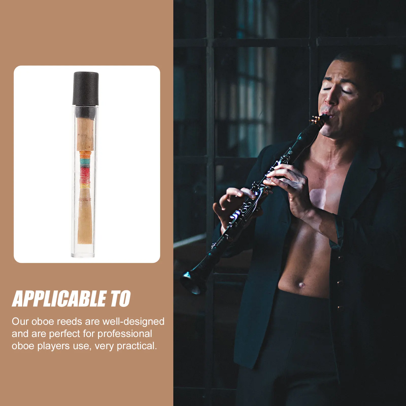 Premium Natural Reed Copper Oboe Reeds Durable Flexible Professional Compact Lightweight Instrument Accessories Replacing Reed
Premium Natural Reed Copper Oboe Reeds Durable Flexible Professional Compact Lightweight Instrument Accessories Replacing Reed