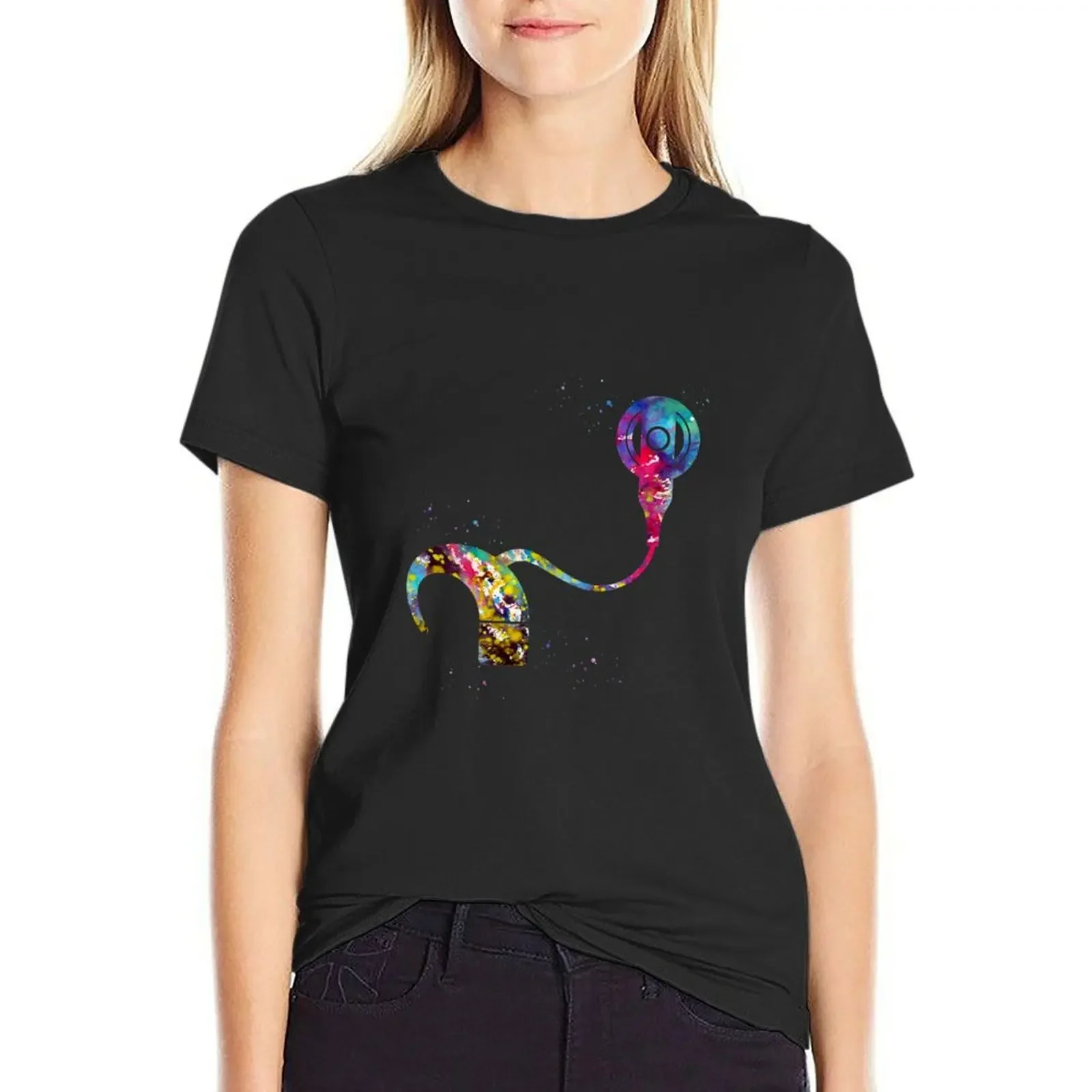 Cochlear implant T-Shirt shirts graphic tees plain Female clothing t shirts for Women loose fit
Cochlear implant T-Shirt shirts graphic tees plain Female clothing t shirts for Women loose fit