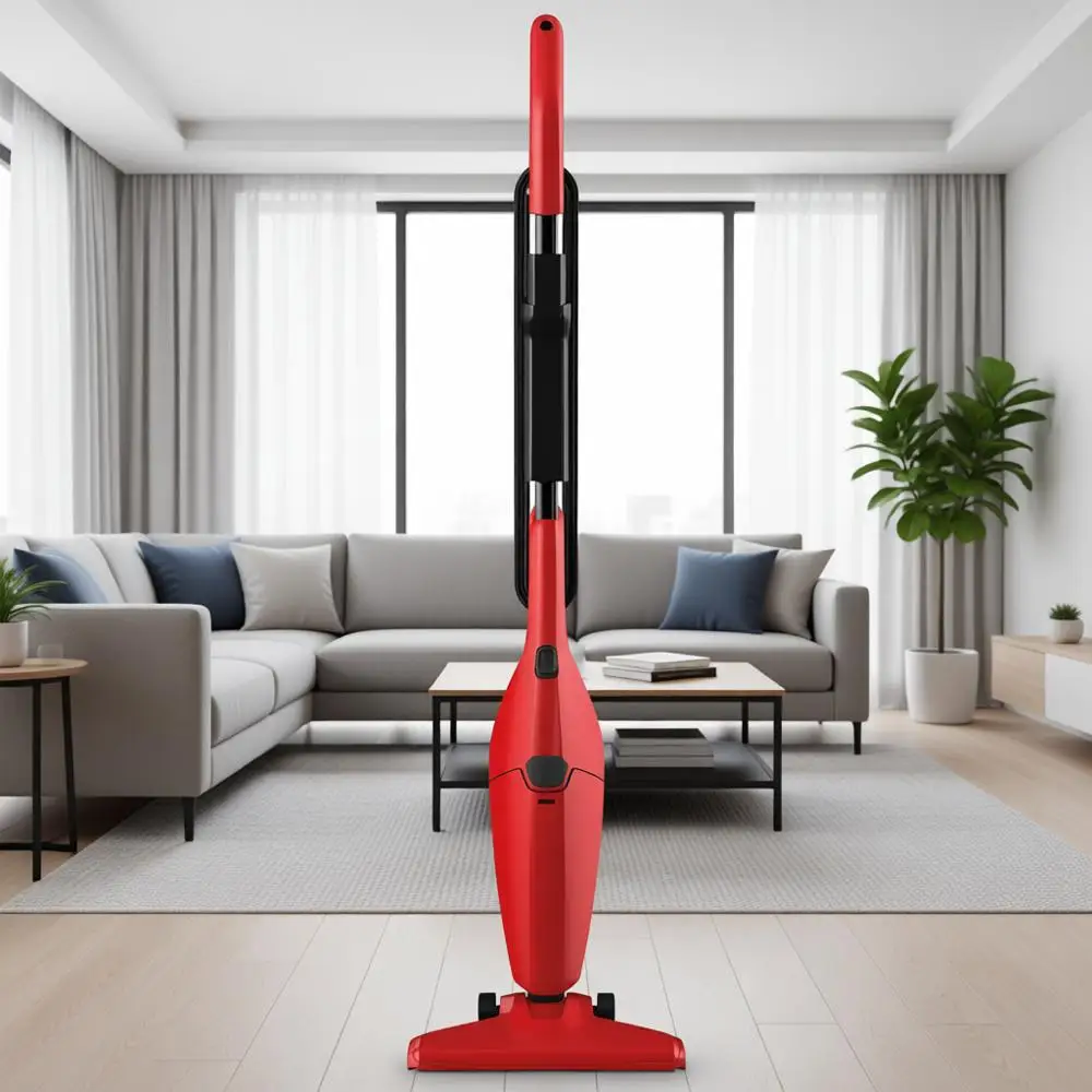 Lightweight Cordless Stick Vacuum Cleaner, Red
Lightweight Cordless Stick Vacuum Cleaner, Red