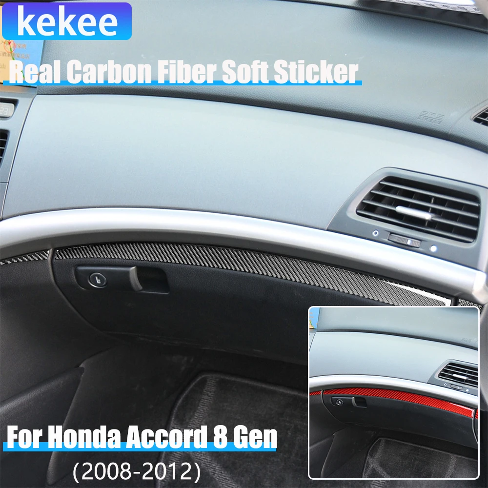 Real Carbon Fiber Car Accessories Co-pilot Dashboard Cover Modified Sticker For Honda Accord 8th Gen 2008 2009 2010 2011 2012
Real Carbon Fiber Car Accessories Co-pilot Dashboard Cover Modified Sticker For Honda Accord 8th Gen 2008 2009 2010 2011 2012