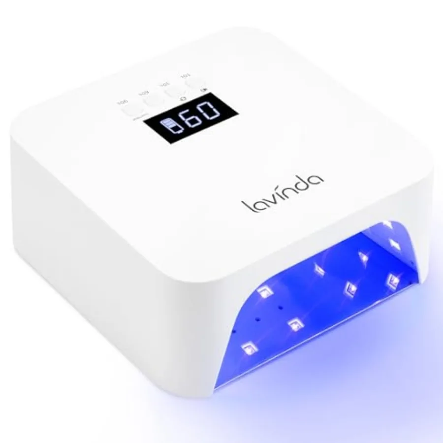 UV Light for Gel Nails, Professional UV LED Nail Lamp 2X Faster Curing Nail Dryer Nail Light Compatible with All Gel Types for
UV Light for Gel Nails, Professional UV LED Nail Lamp 2X Faster Curing Nail Dryer Nail Light Compatible with All Gel Types for