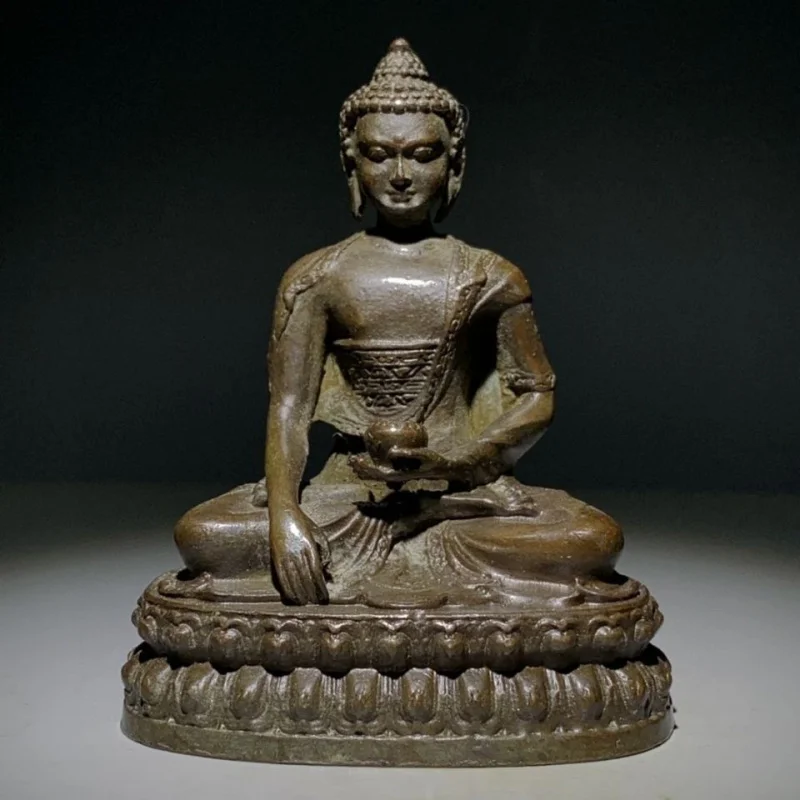 Antique Excavated Old Object Medicine Buddha Purple Copper Sitting Lotus Shakyamuni Buddha Statue Antique Old Goods Medicine Kin
Antique Excavated Old Object Medicine Buddha Purple Copper Sitting Lotus Shakyamuni Buddha Statue Antique Old Goods Medicine Kin
