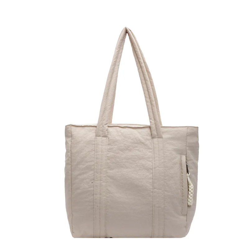 New female large-capacity Korean cotton dress bag solid color commuting work shoulder bag nylon cloth armpit bag female
New female large-capacity Korean cotton dress bag solid color commuting work shoulder bag nylon cloth armpit bag female
