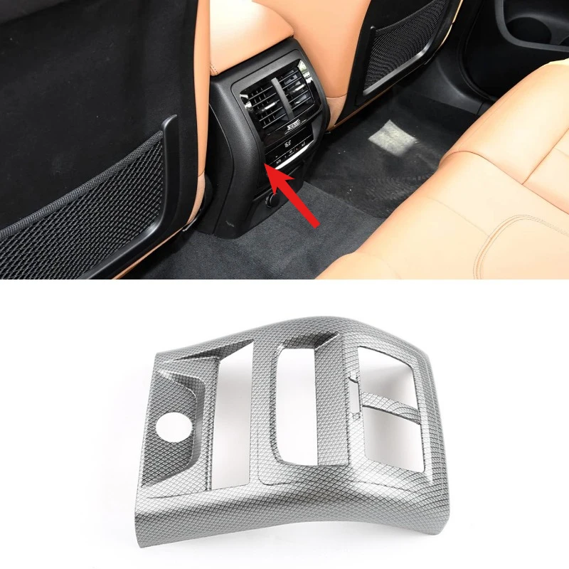 For BMW X3 X4 G01 G02 2018-2019 ABS Diamond Pattern Car Rear Air Vent Outlet Anti Kick Cover Trim Interior Car Accessoires
For BMW X3 X4 G01 G02 2018-2019 ABS Diamond Pattern Car Rear Air Vent Outlet Anti Kick Cover Trim Interior Car Accessoires