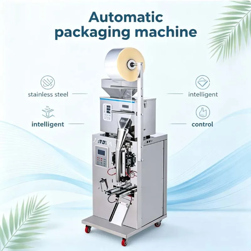 Automatic weighing packaging machine for granular powder tea grain filling packing machine
Automatic weighing packaging machine for granular powder tea grain filling packing machine