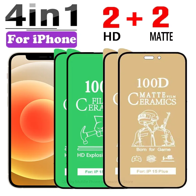 Soft Matte Ceramic Film For iPhone 15 14 11 13 12 Pro Max HD Screen Protectors For 15 14 Plus 13 12 Mini XS Max XR X Clear Films
Soft Matte Ceramic Film For iPhone 15 14 11 13 12 Pro Max HD Screen Protectors For 15 14 Plus 13 12 Mini XS Max XR X Clear Films
