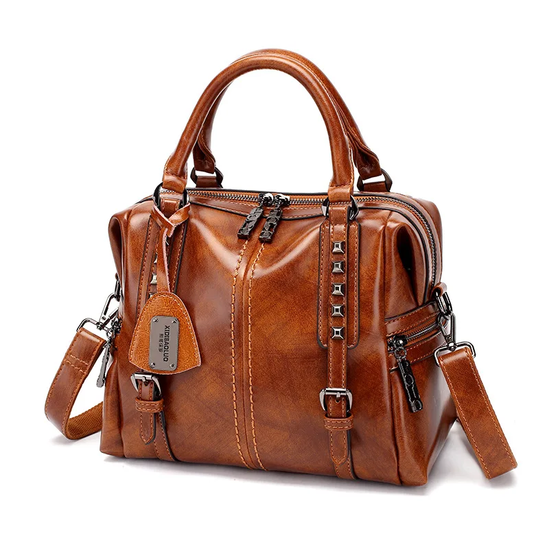 Women rivet Shoulder Bag Messenger Bag Luxury Designer Handbags Leather Crossbody Ladies Hand Bags for Woman Bolsa Feminina
Women rivet Shoulder Bag Messenger Bag Luxury Designer Handbags Leather Crossbody Ladies Hand Bags for Woman Bolsa Feminina