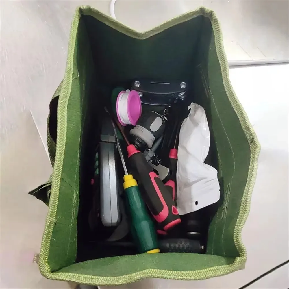 High Strength Handheld Tool Bag Canvas Portable Garden Storage Bag Large Capacity Lightweight Electrician Repair Organizer
High Strength Handheld Tool Bag Canvas Portable Garden Storage Bag Large Capacity Lightweight Electrician Repair Organizer