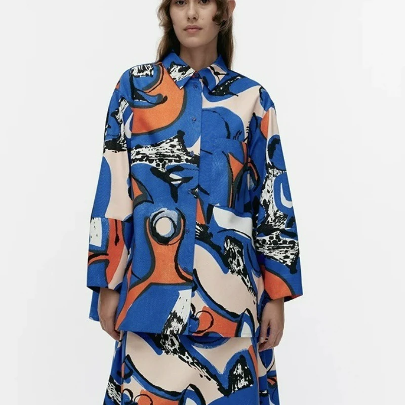 2025 Women's Rest Long Sleeve Shirt Colorful Loose Fashion Women's Top
2025 Women's Rest Long Sleeve Shirt Colorful Loose Fashion Women's Top