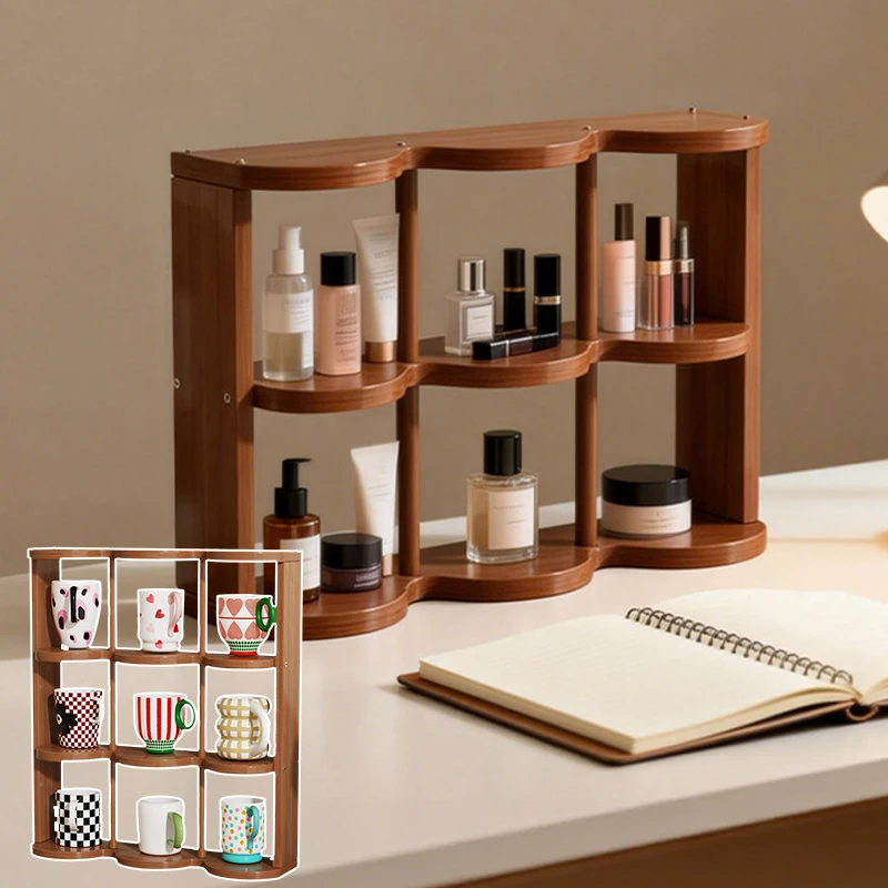 Solid Wood Coffee Cup Storage Rack Desktop Figurine Toy Storage Rack Multi-layer Checkered Mug Display Cosmetics Storage 6/9Grid
Solid Wood Coffee Cup Storage Rack Desktop Figurine Toy Storage Rack Multi-layer Checkered Mug Display Cosmetics Storage 6/9Grid